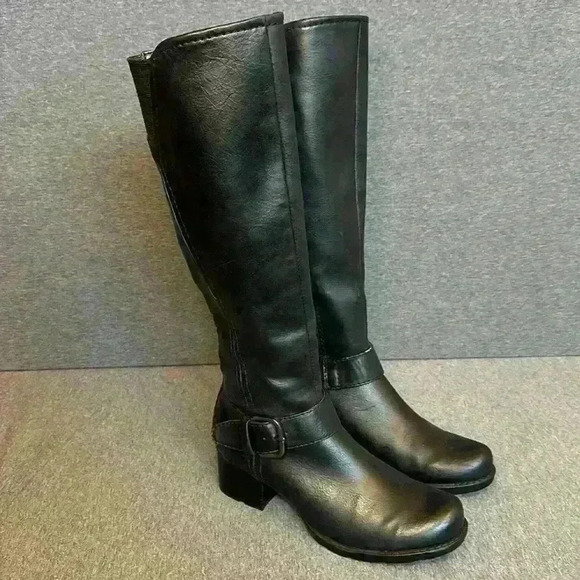 Baretraps Callipso Rounded Top Zippered Riding Boot with Buckle Women’s Size 6.5 - Picture 2 of 16